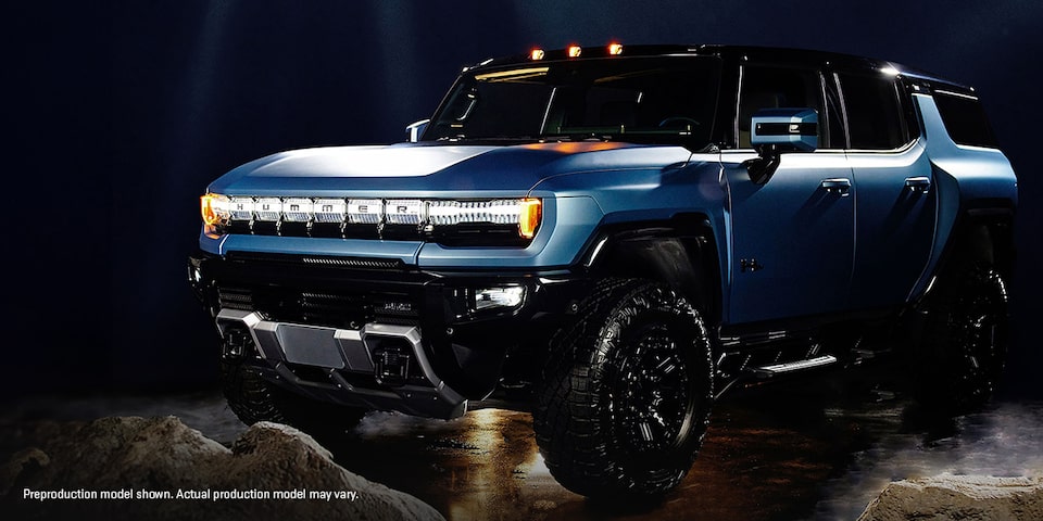 The Stunning HUMMER EV SUV Parked Off-Road on the Beach