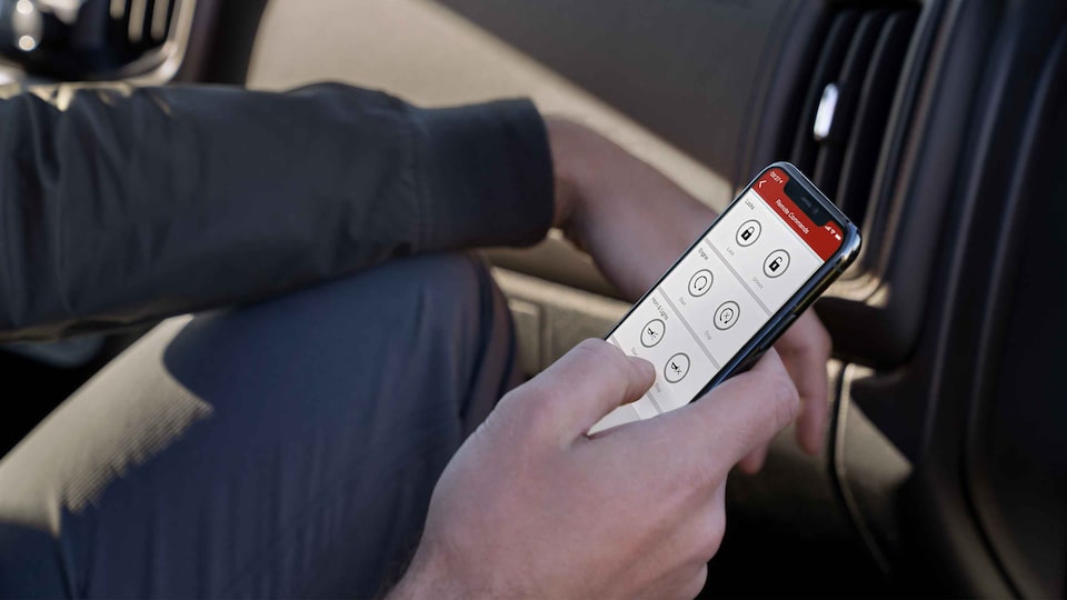 An Android User Connects His Phone to a GMC Vehicle to Use Google Apps