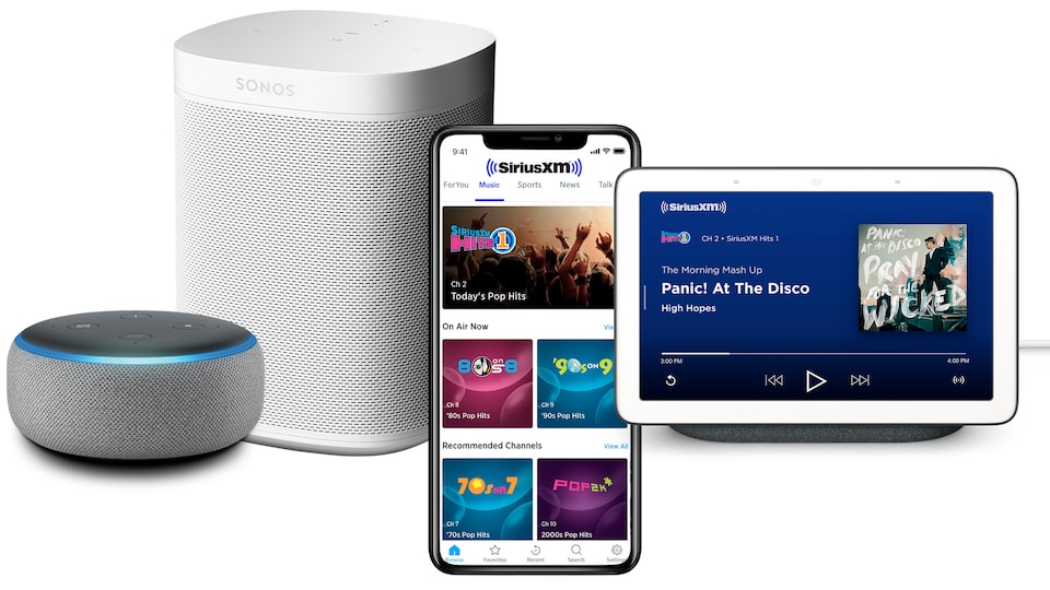 SiriusXM App and Sonos Speaker