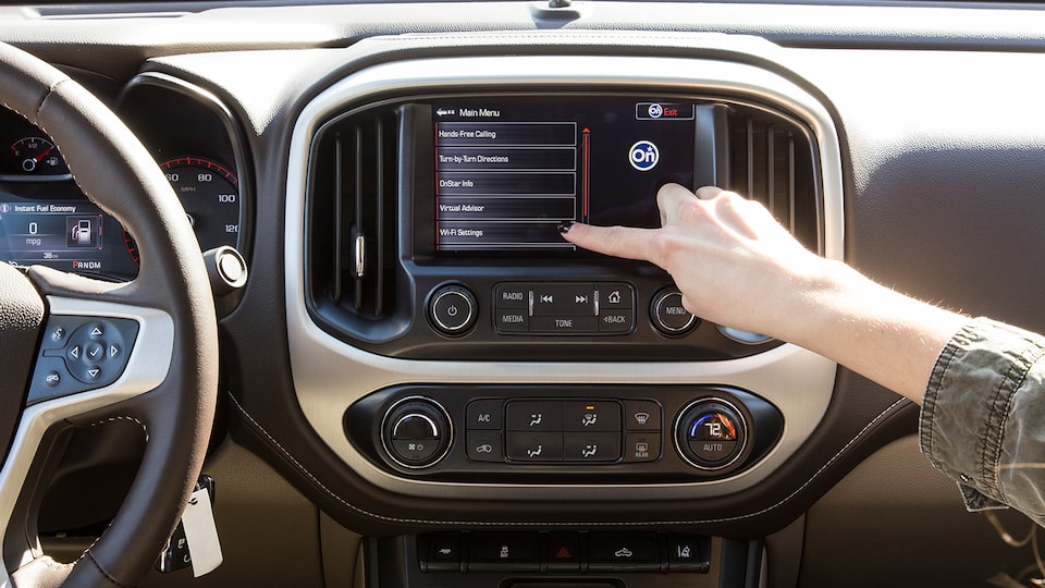 GMC Life 4G Wi-Fi hotspot touchscreen.