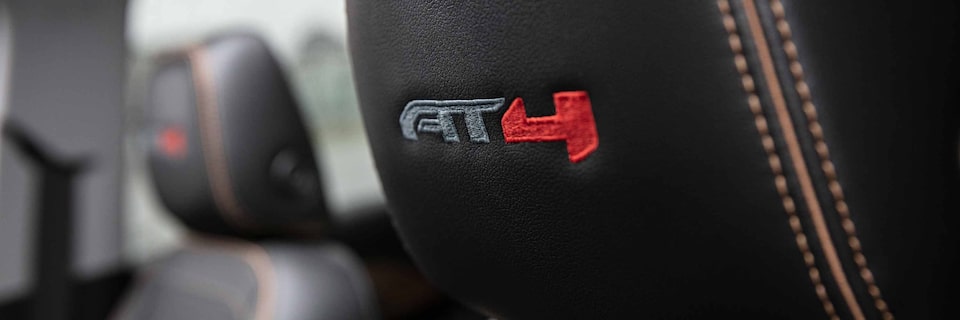 Close-up image of the seat in a 2022 GMC Terrain AT4