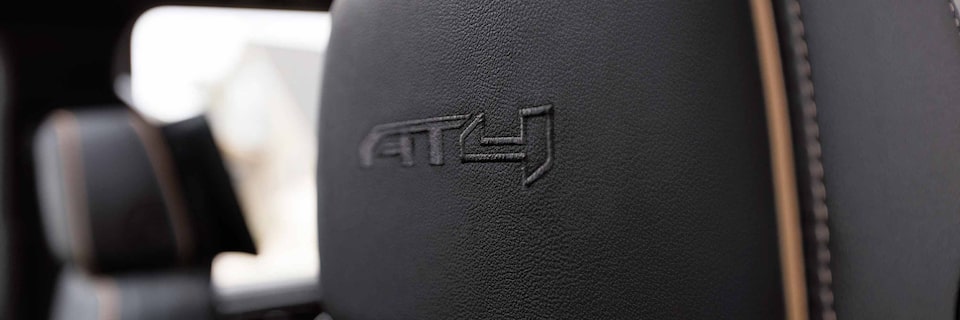 Close-up image of the seat in a 2022 GMC Terrain AT4