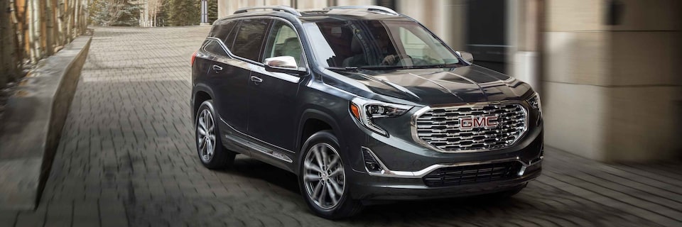 2022 GMC Terrain Denali SUV Three-Quarters View