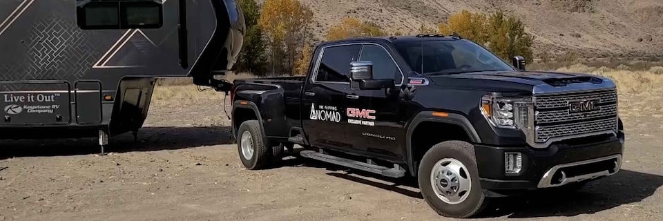 GMC Sierra Truck Trailering Camper