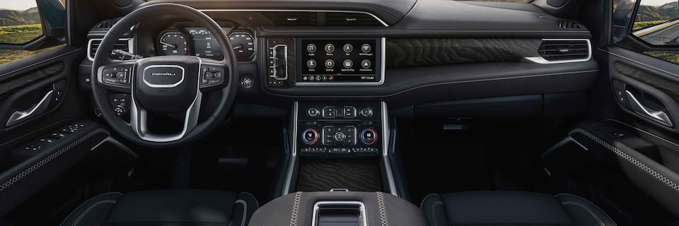 2021 Next Generation Yukon Denali's front dashboard