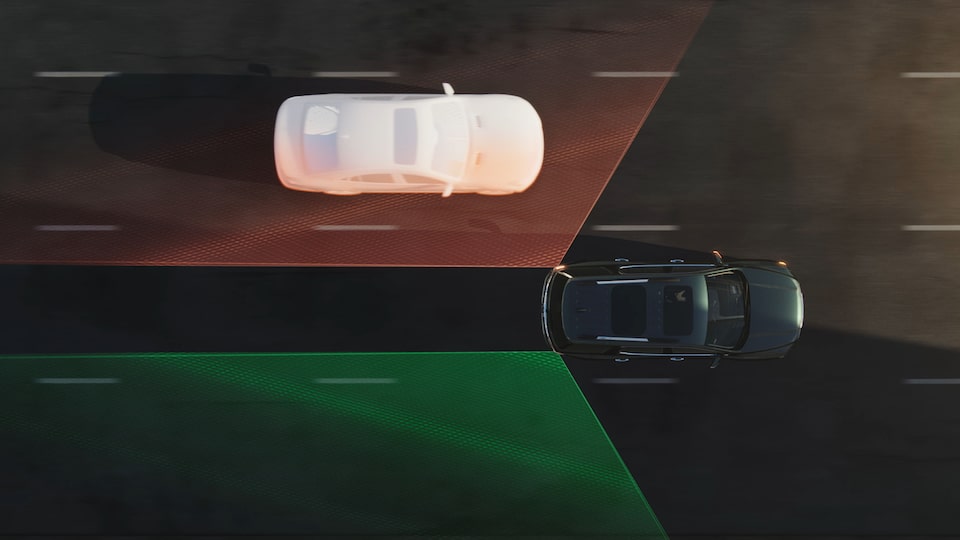 Video of the Lane Change Alert with Side Blind Zone Alert in the 2023 GMC Acadia