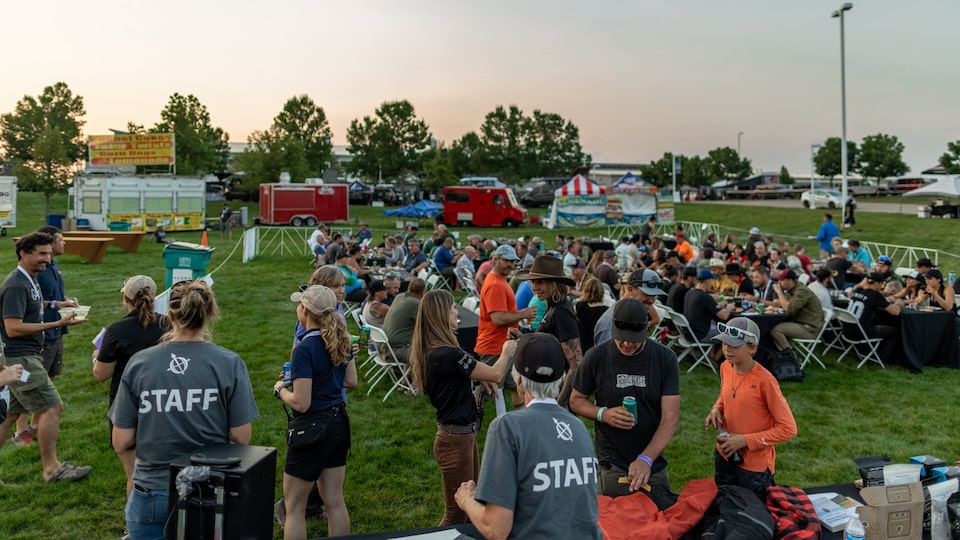 Crowd of People at Overland Expo