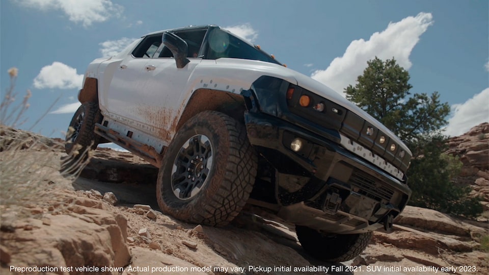 GMC HUMMER EV LEAVES THE DESERT HIGH AND DRY