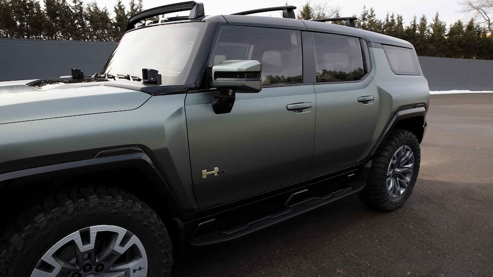 2023 GMC HUMMER EV electric SUV with Stanchion Pods