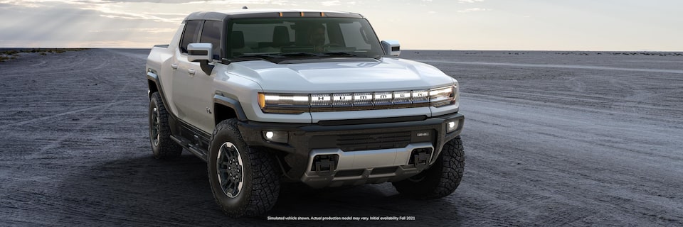 2021 GMC HUMMER EV Electric Truck front side view