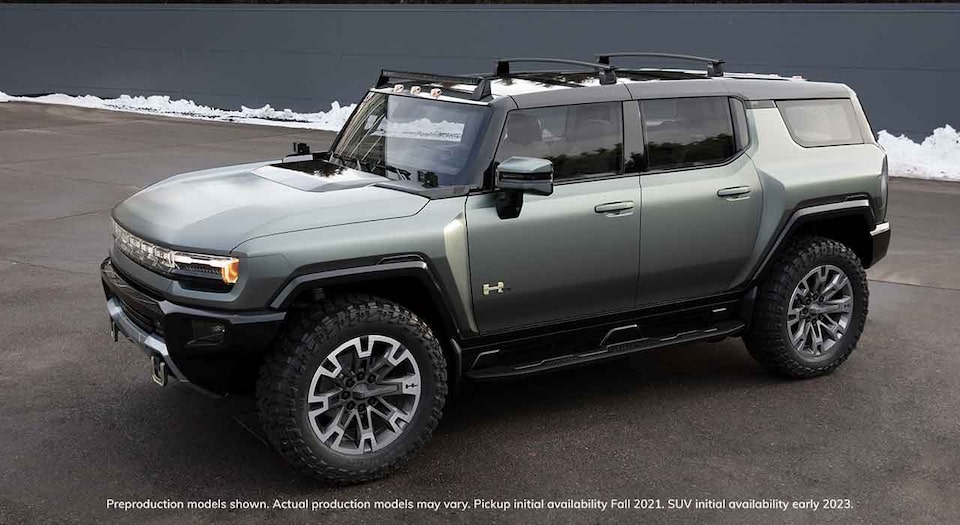 2021 GMC HUMMER EV with shoe designer John Geiger