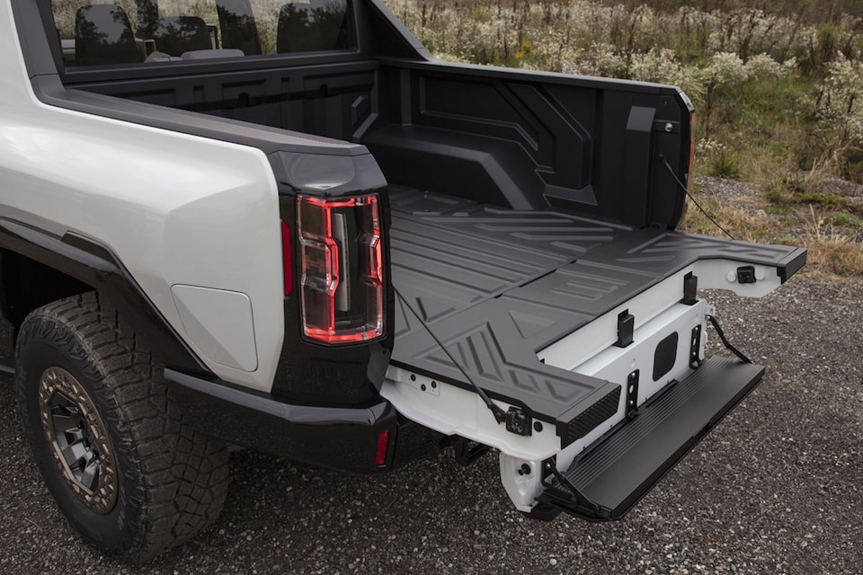 The Convenient Multipro Tailgate of the Hummer EV