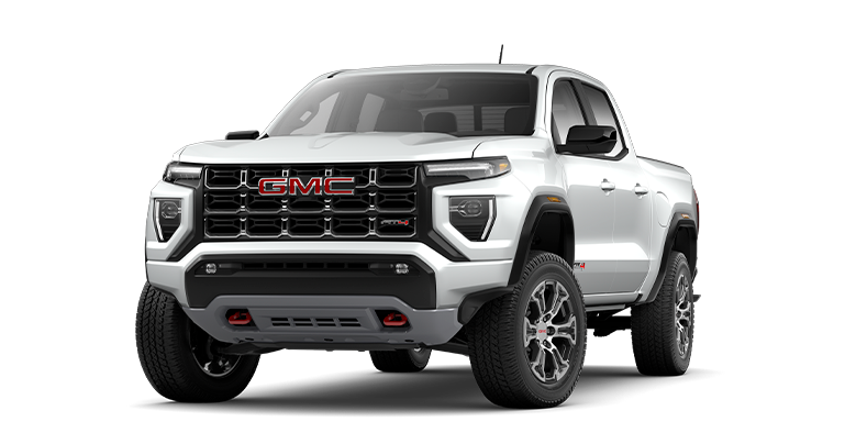 The GMC Canyon AT4 in Summit White