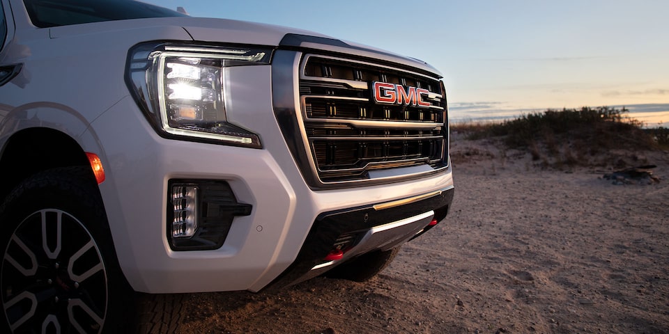 The Front Grille and Exterior on the 2024 GMC Yukon Denali