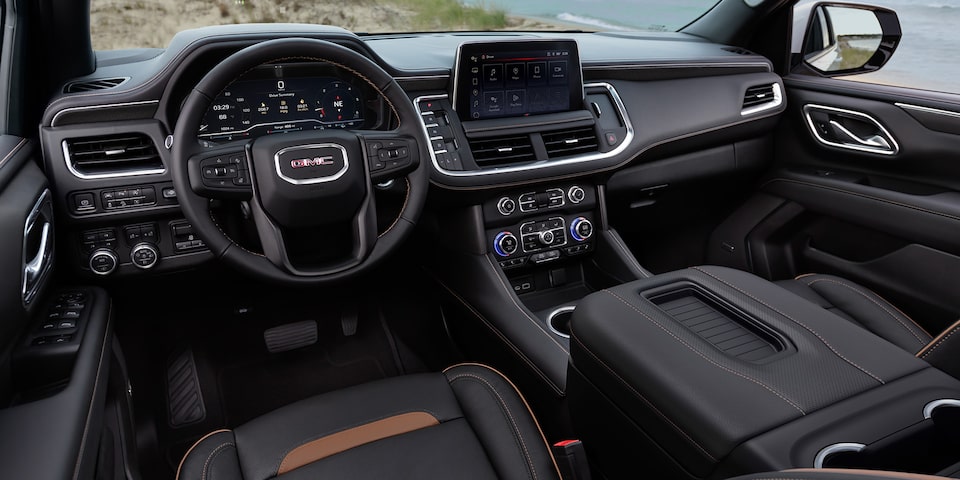 The Front Interior of the 2024 GMC Yukon AT4