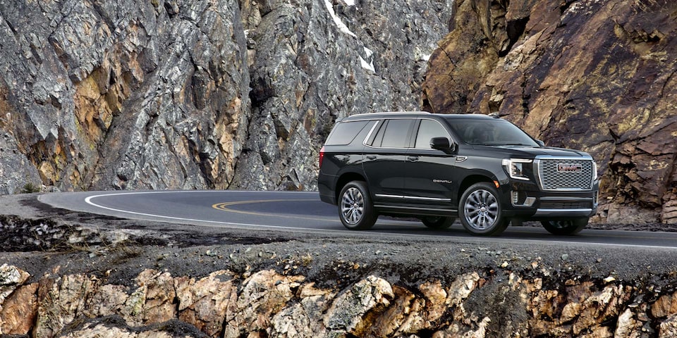 The GMC Yukon Denali with Hill Descent Control Driving On-Road