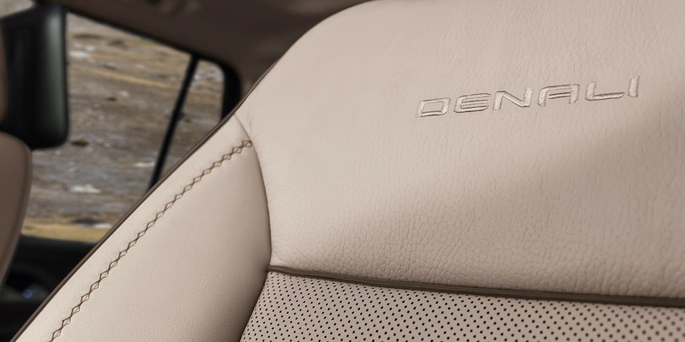 The Fractal Stitching Seating on the GMC Yukon Denali