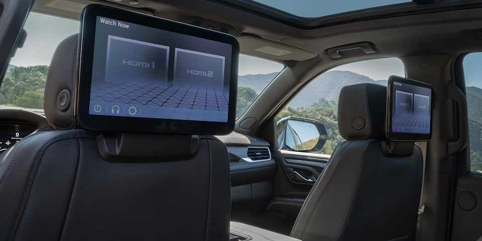 The Rear Seat Media System on the GMC Yukon Denali