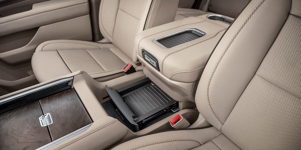 The Sliding Center Console on the GMC Yukon Denali