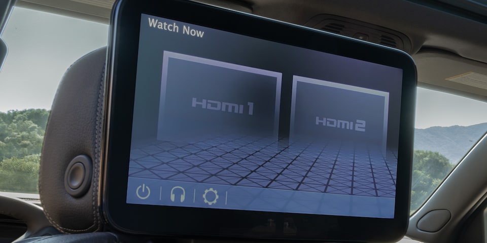 Rear Seat Entertainment Inside the 2024 GMC Yukon