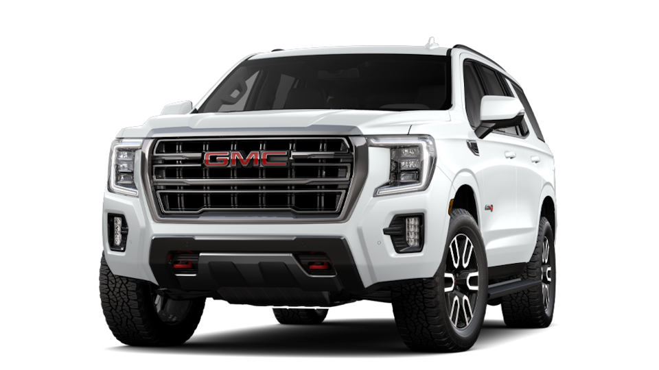 The GMC Yukon AT4 in Summit White